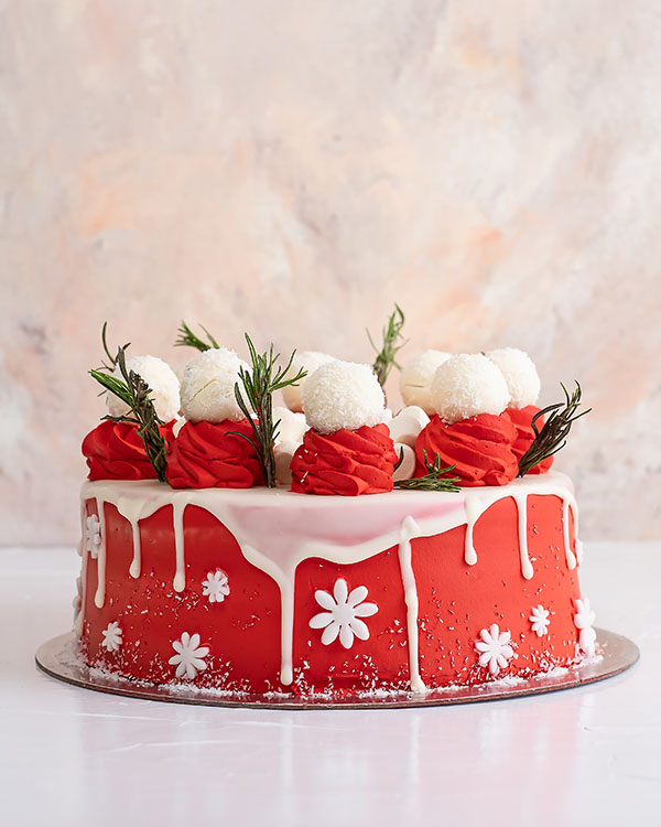 1kg Christmas Cake view 5