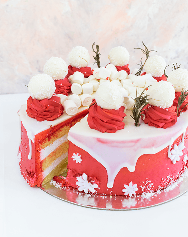 1kg Christmas Cake view 6