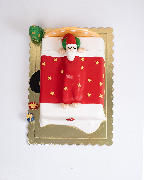 Sleeping Santa Cake byNJD view 4