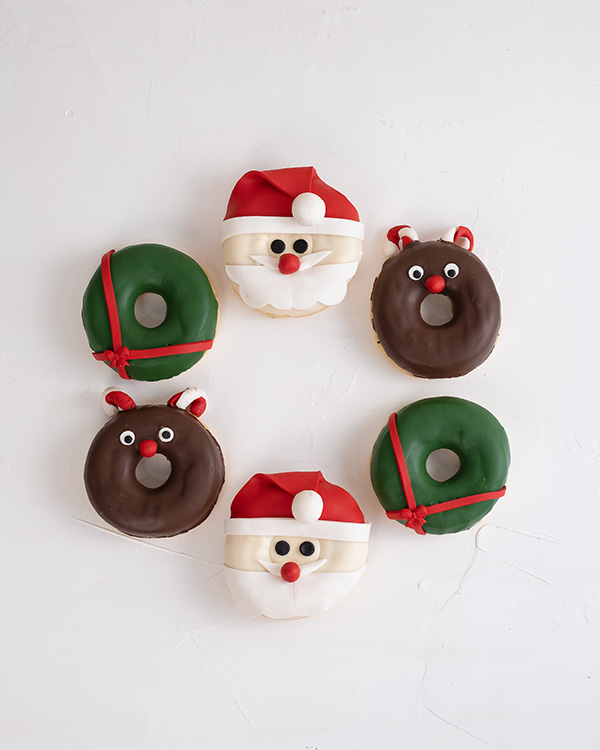 Santa and Reindeer Donuts byNJD view 1
