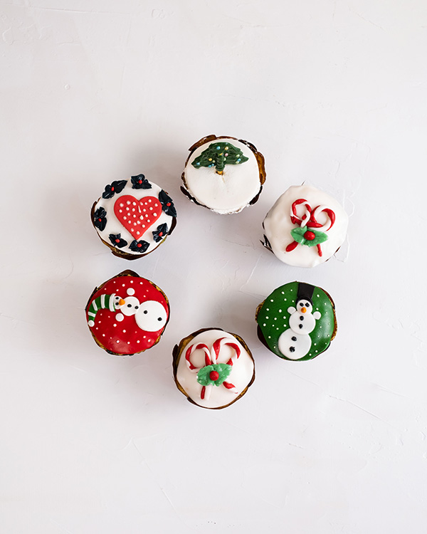 Christmas theme cupcakes view 4