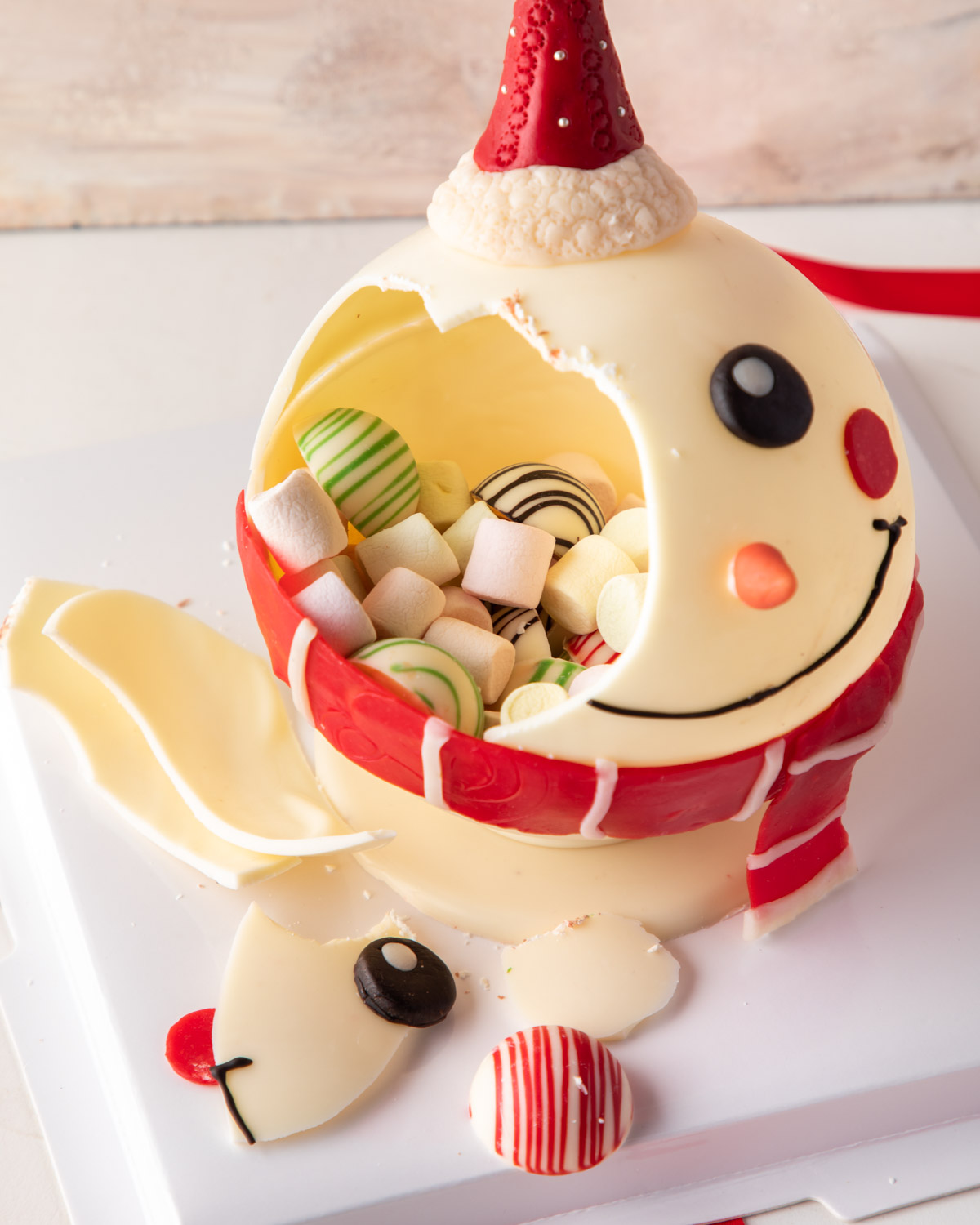 Piñata Snowman by NJD view 1