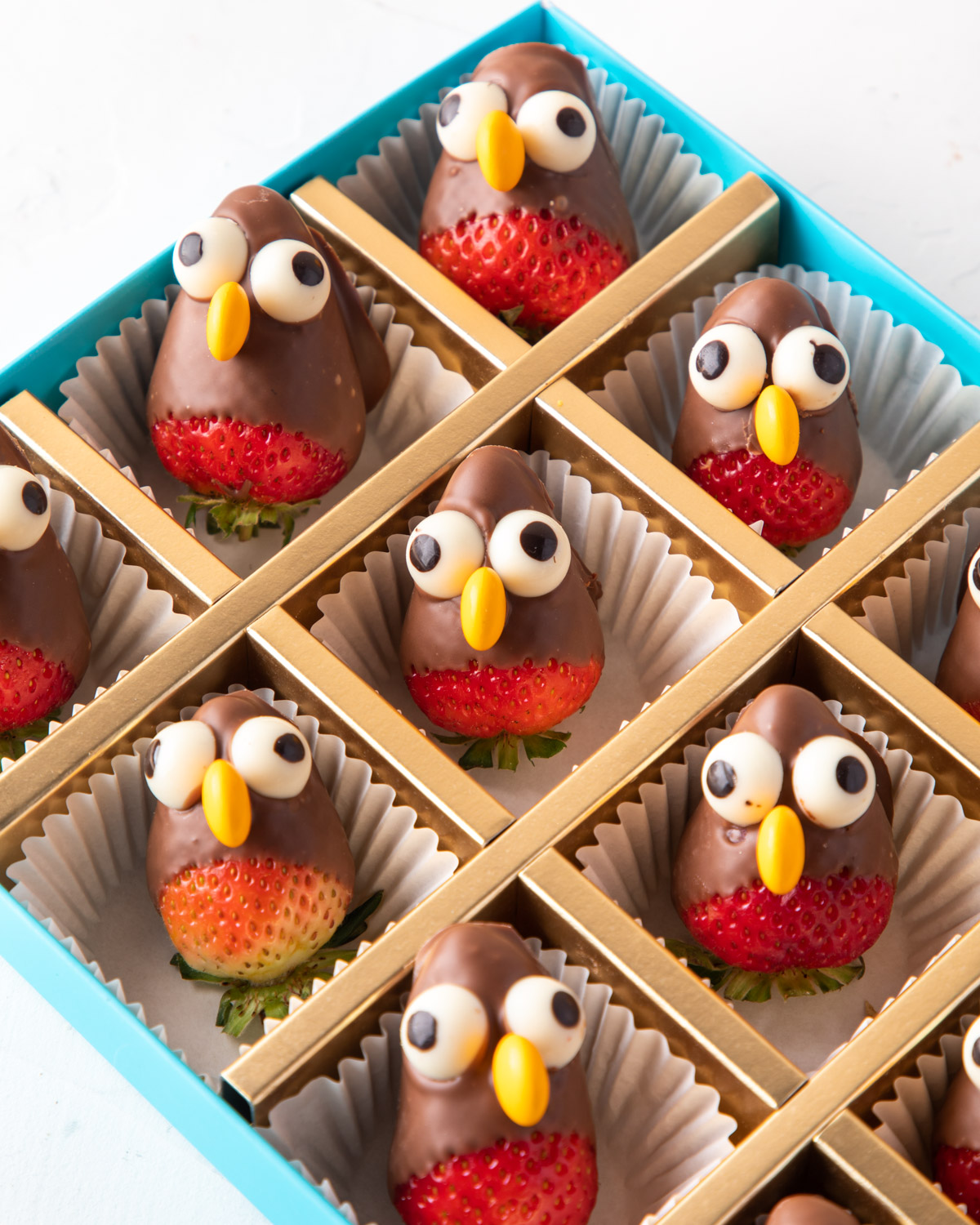 Chocolate Strawberry Penguins view 1