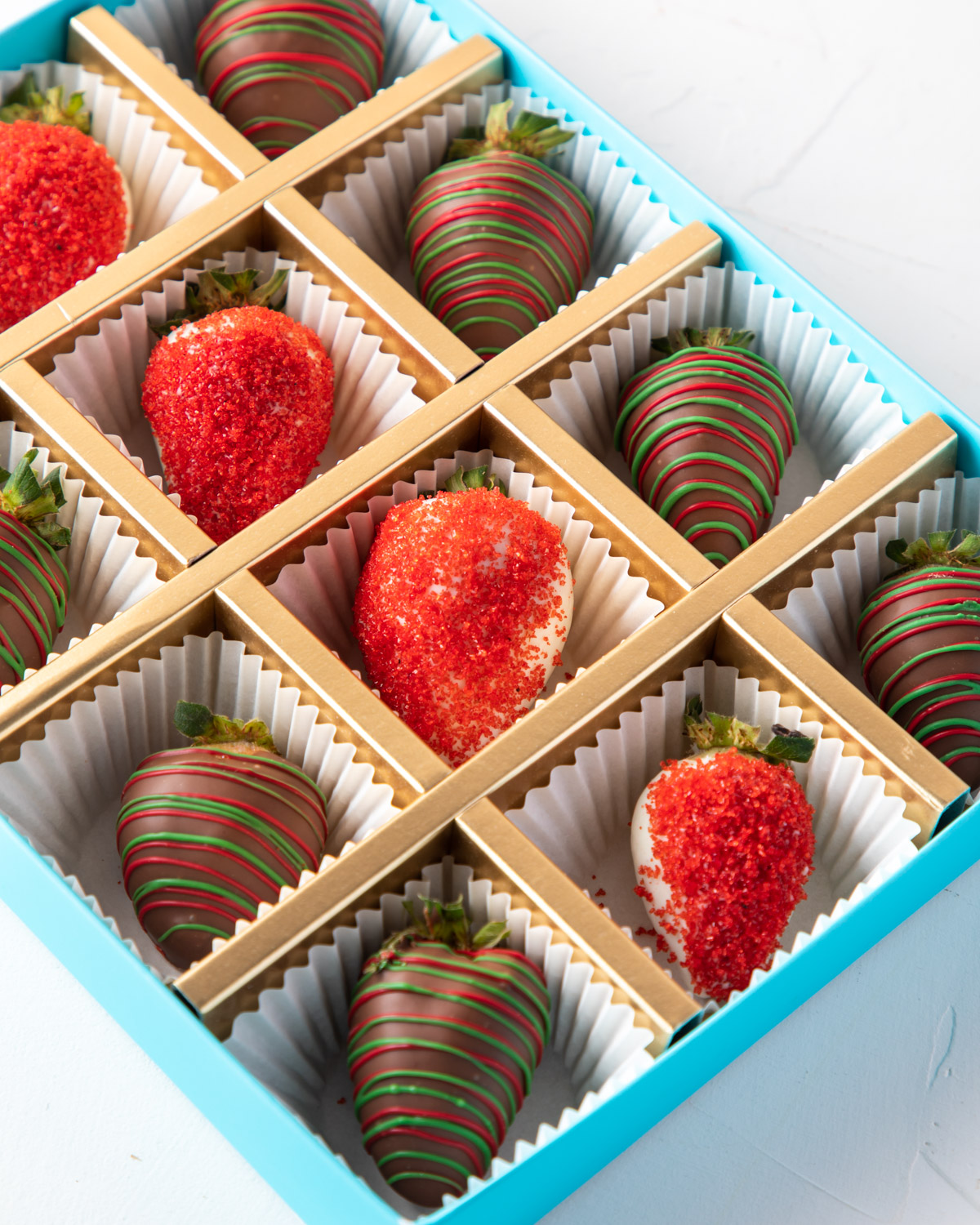 Christmas Theme Strawberries view 4