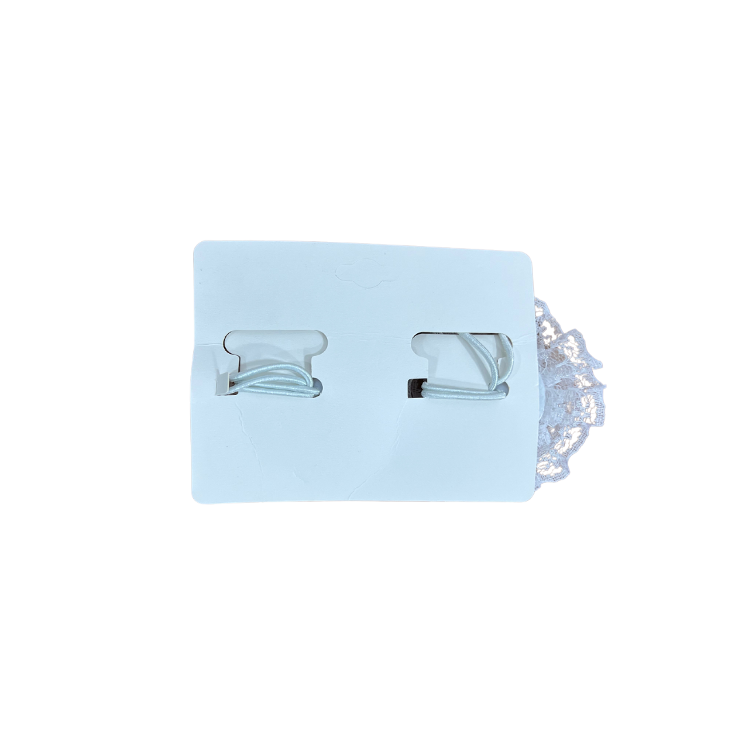 White lace Clips (Pack of 2) view 4