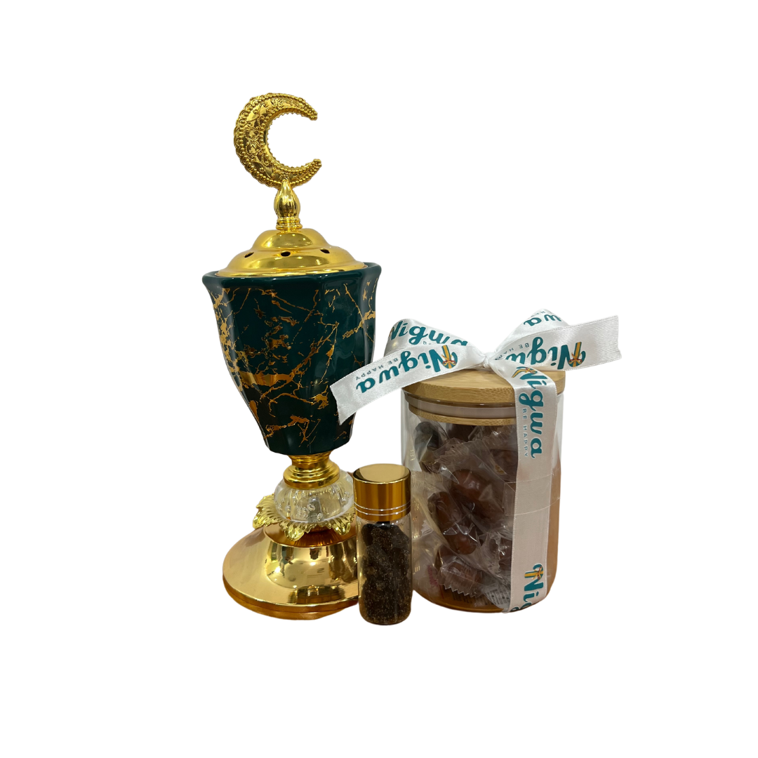 Cookies and Bukhoor holder and bukhoor view 1