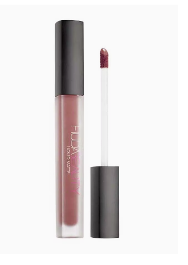 Huda Beauty Liquid Matte Lip Gloss (Bombshell) view 1