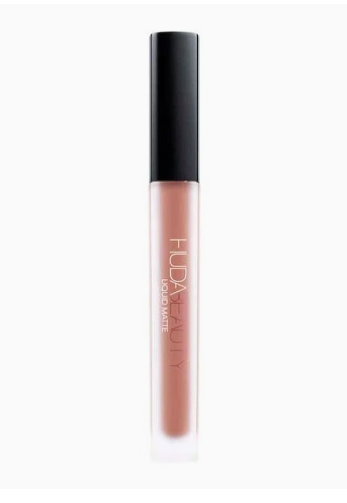 Huda Beauty Liquid Matte Lipstick Trendsetter- A Stylish (Brown Nude) view 1