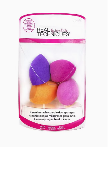 4-Piece Mini Miracle Complexion Sponge Set Multicolour view 4