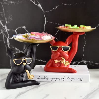 Resin Bulldog Holding Storage Tray view 4