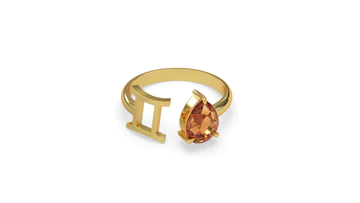 Stargazing Ring- Gemini view 4