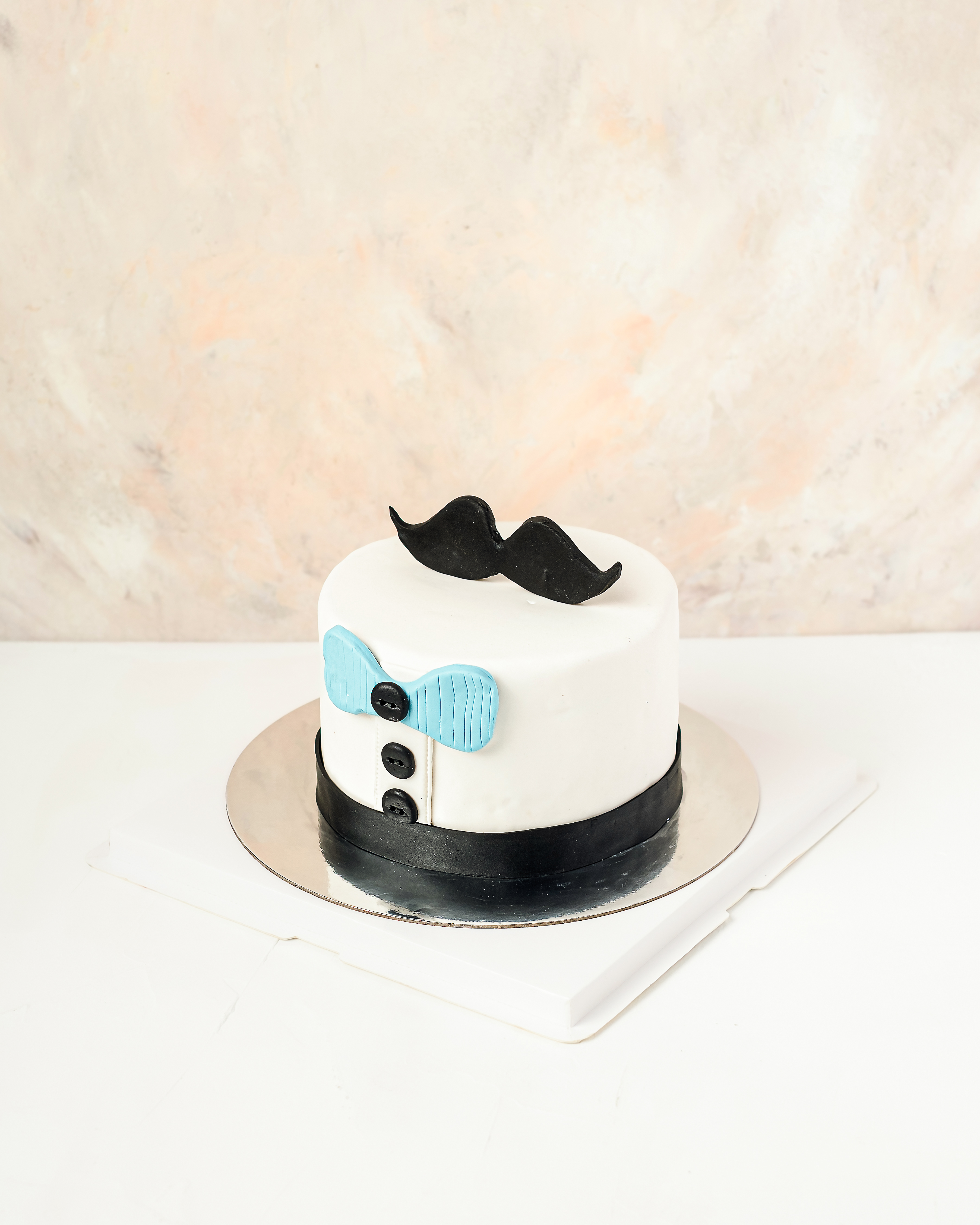 Mini Cake with Bow tie by NJD view 1