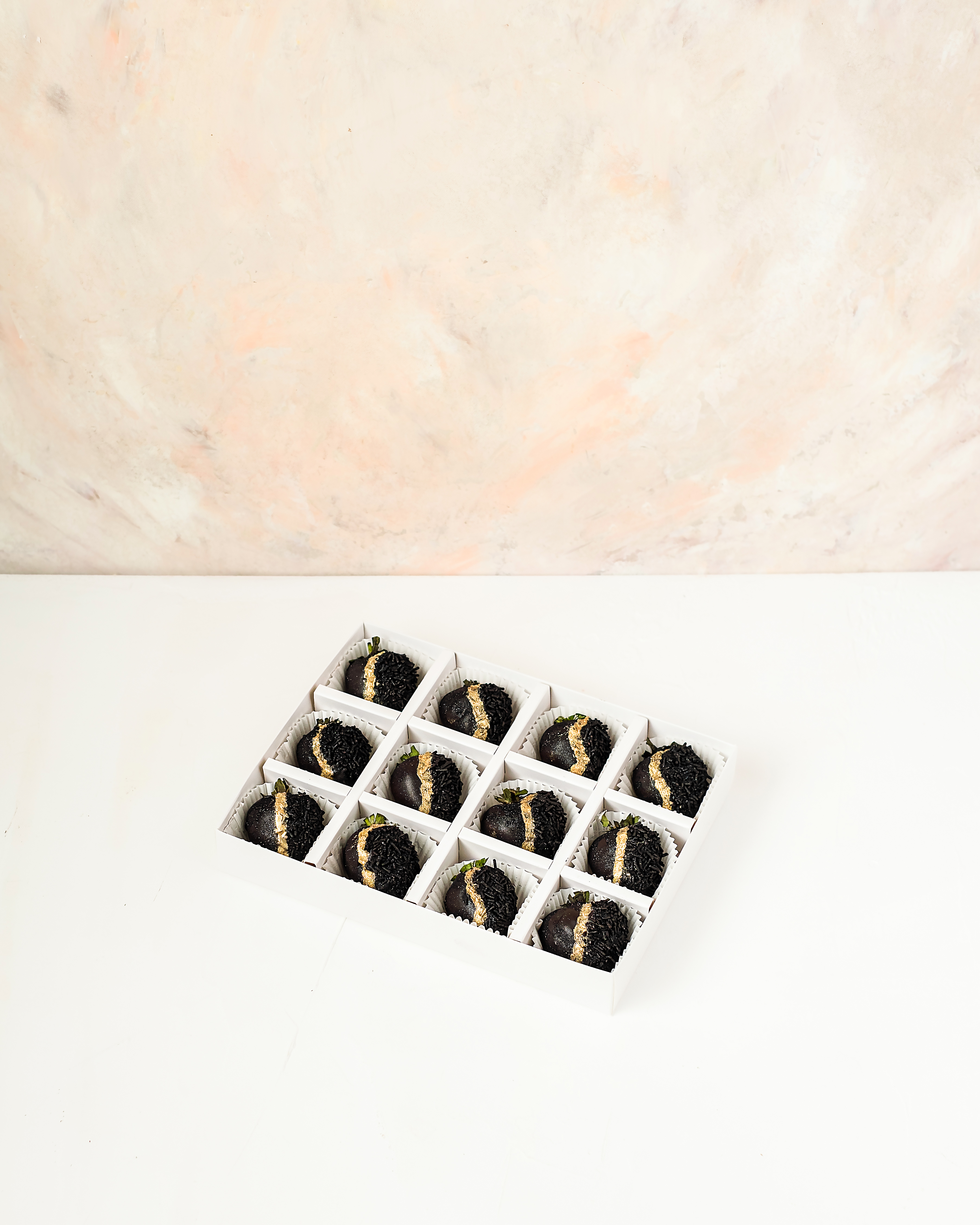 Dark Chocolate Covered Strawberries by NJD view 1