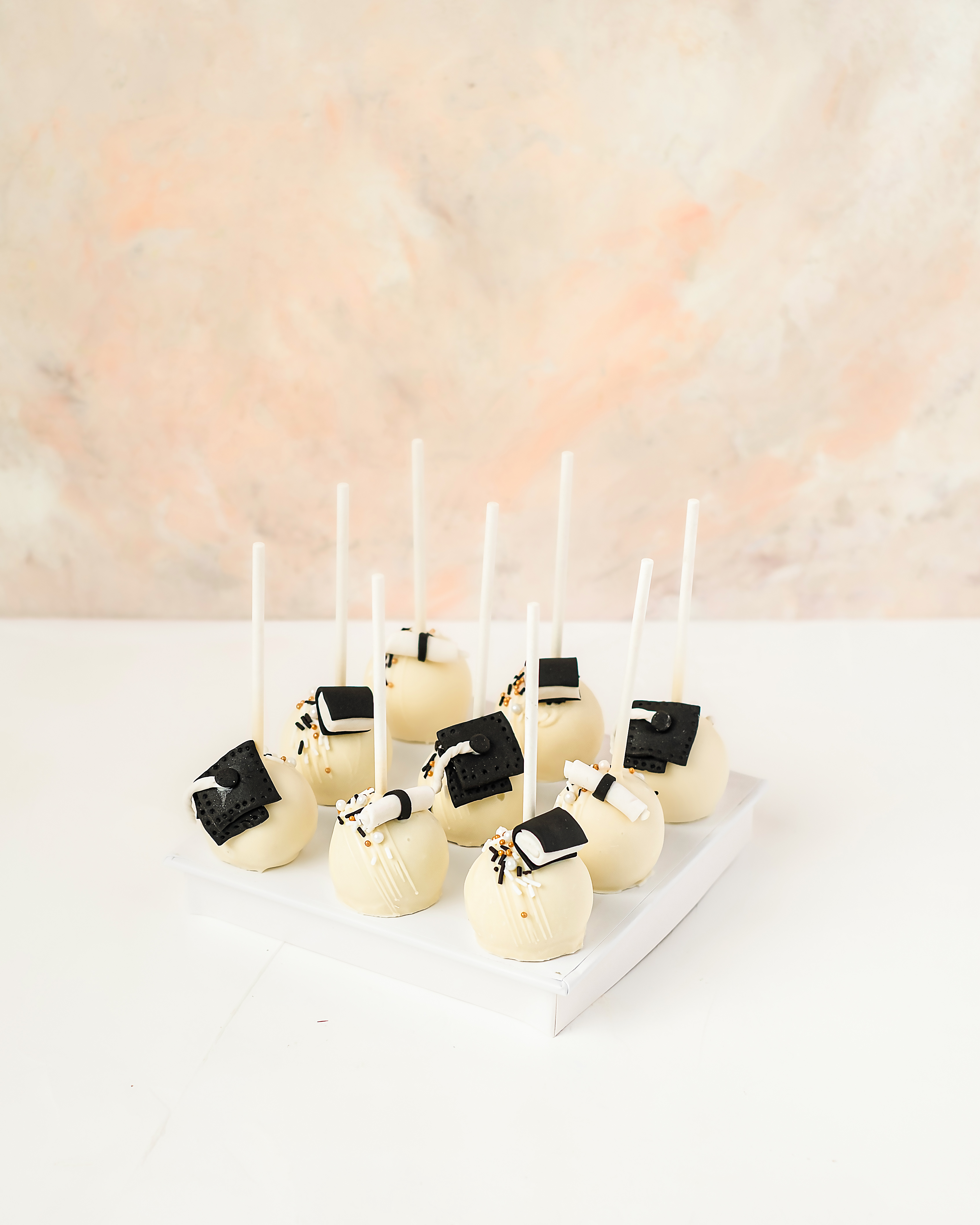 Graduation Cake pops by NJD view 1
