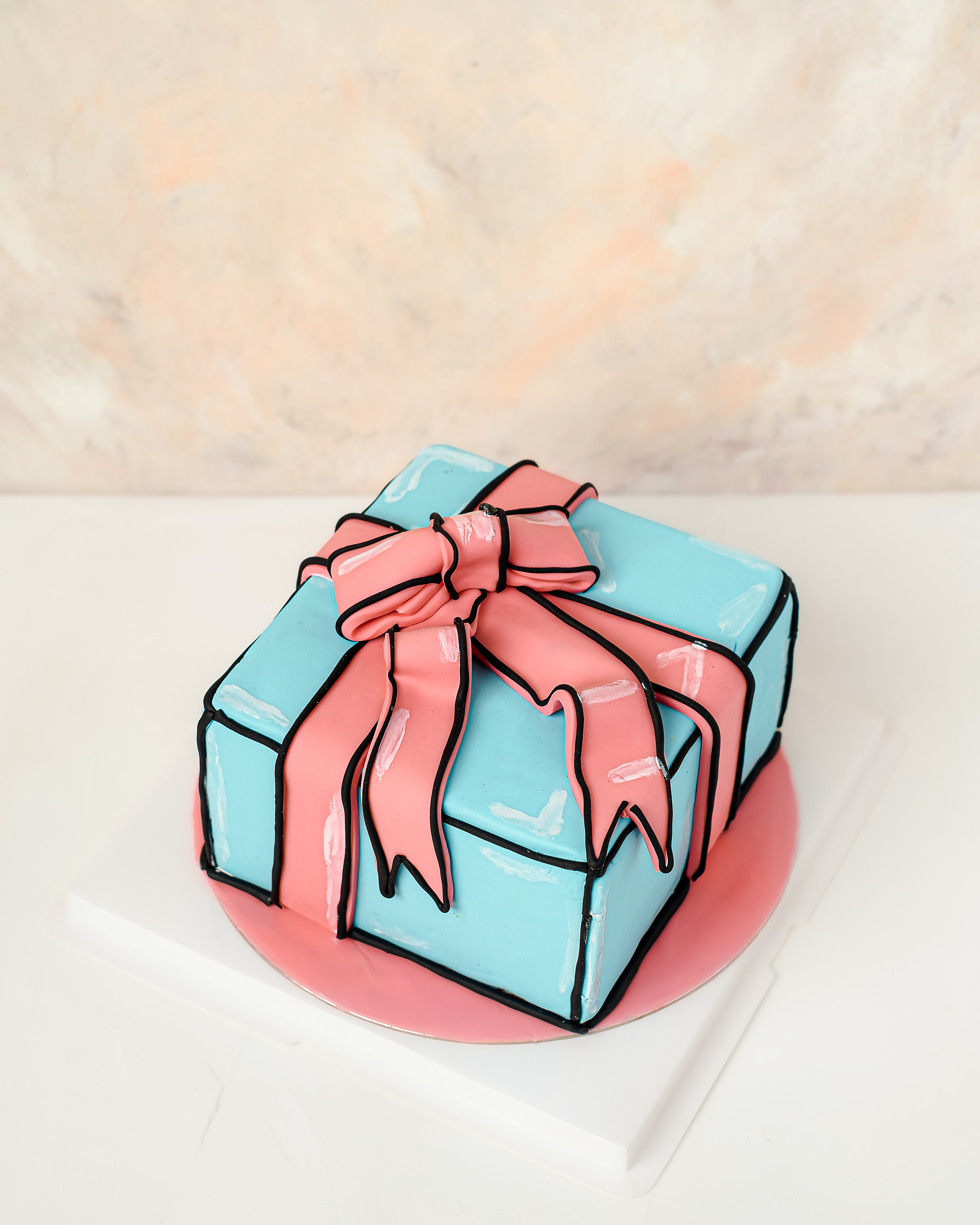 Gift Cartoon Cake by NJD view 1