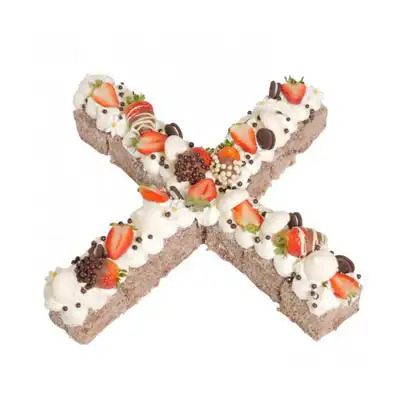 uae-gifts-Letter X Shaped Cake