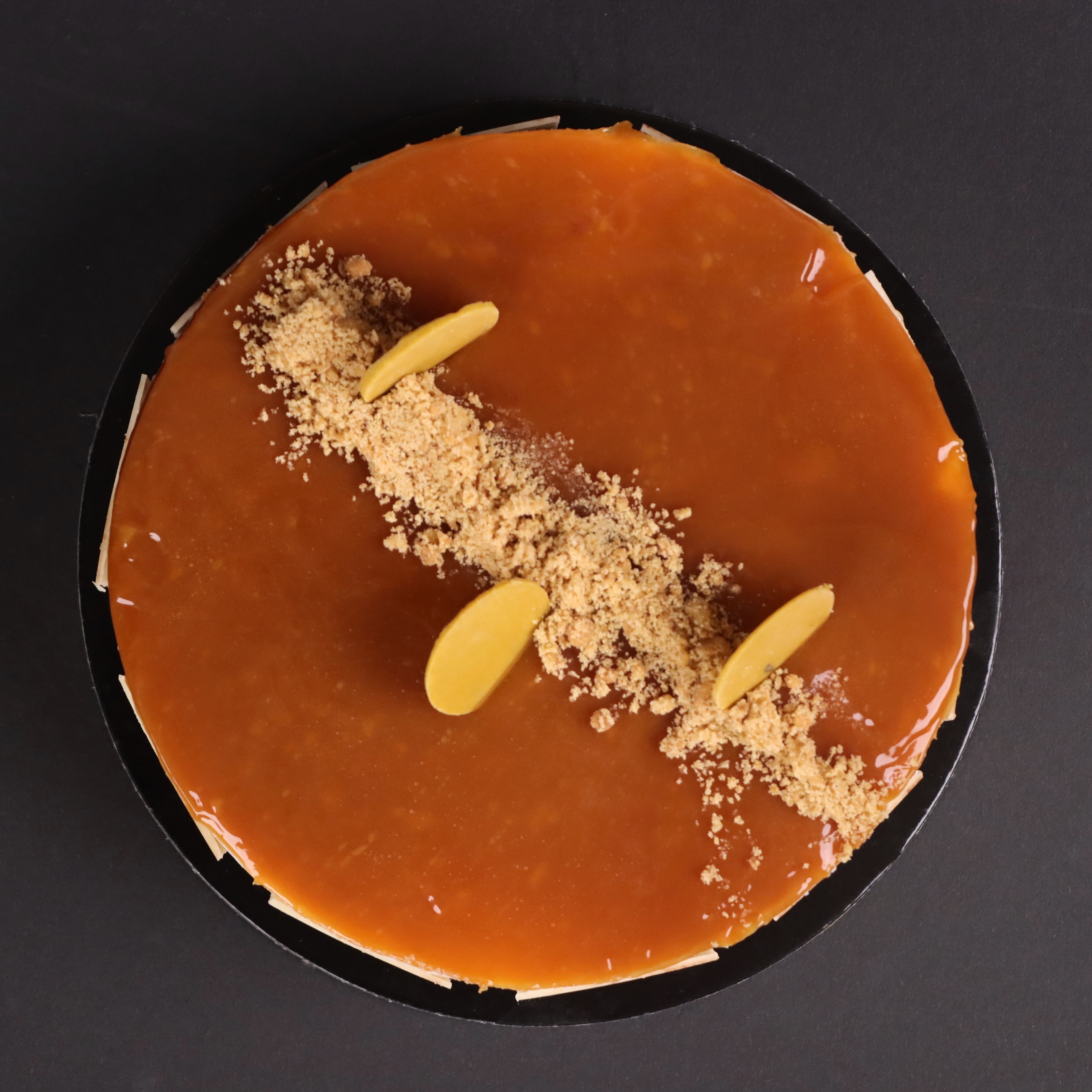 Caramel cheesecake view 4