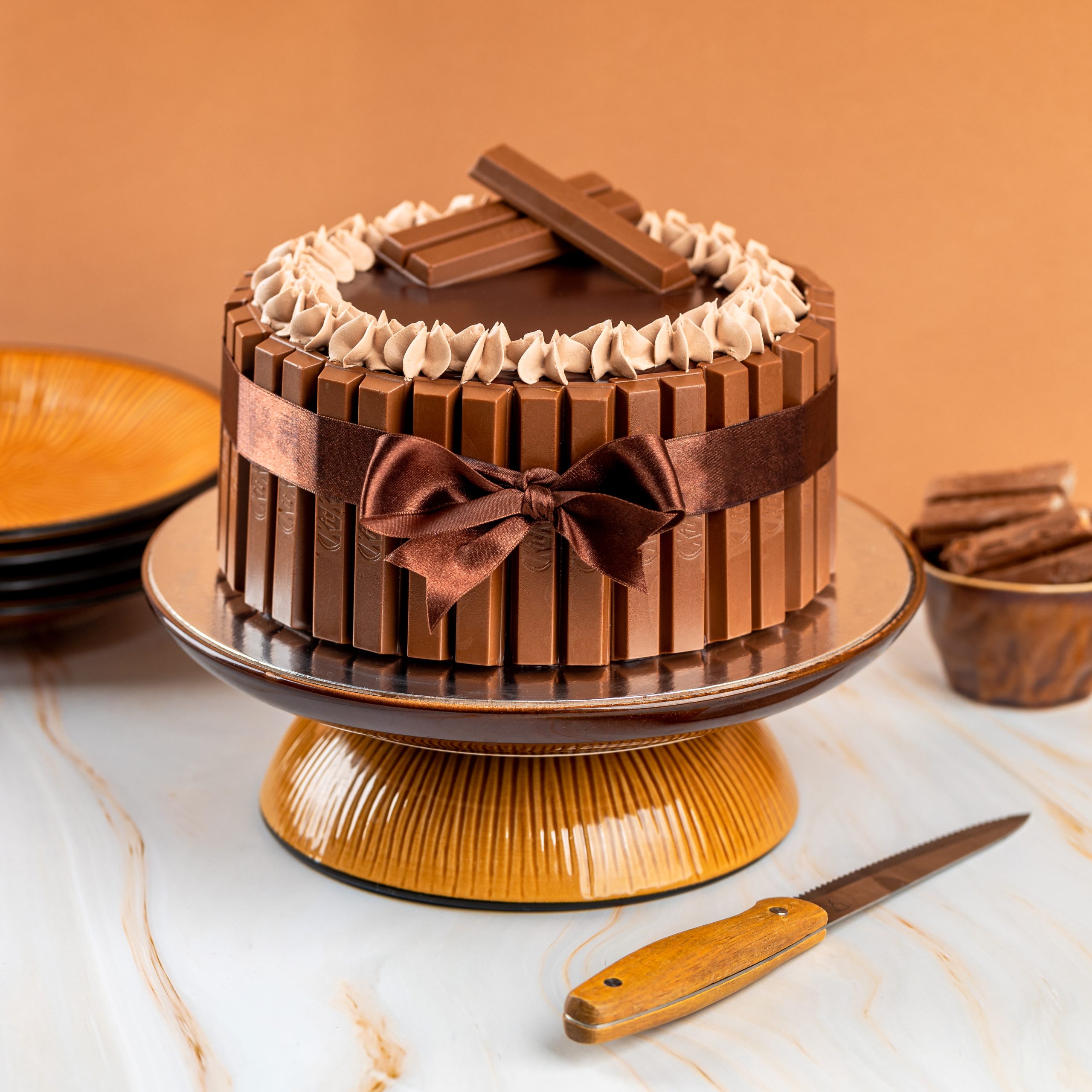 Kit Kat cake view 1
