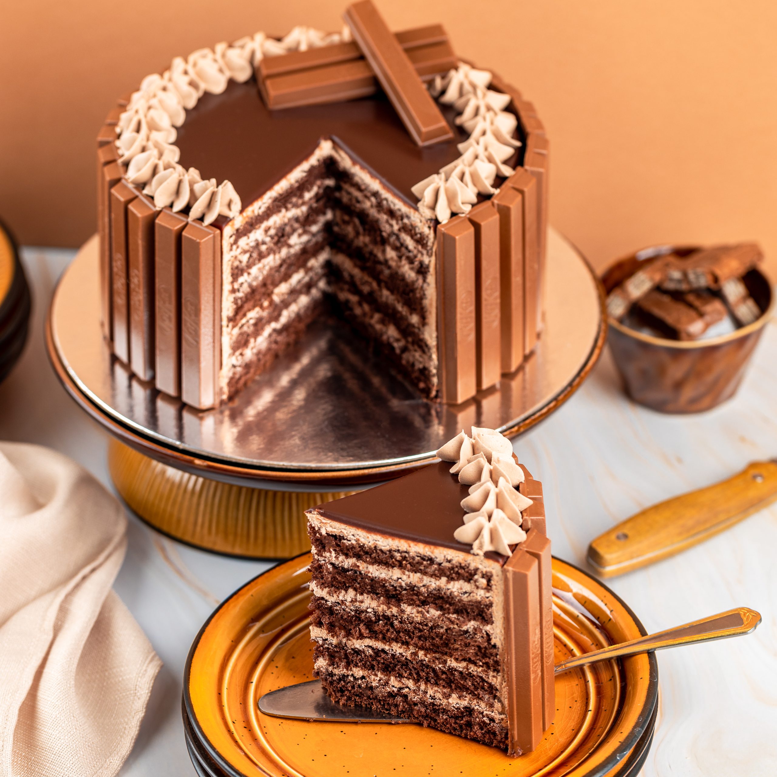 Kit Kat cake view 5