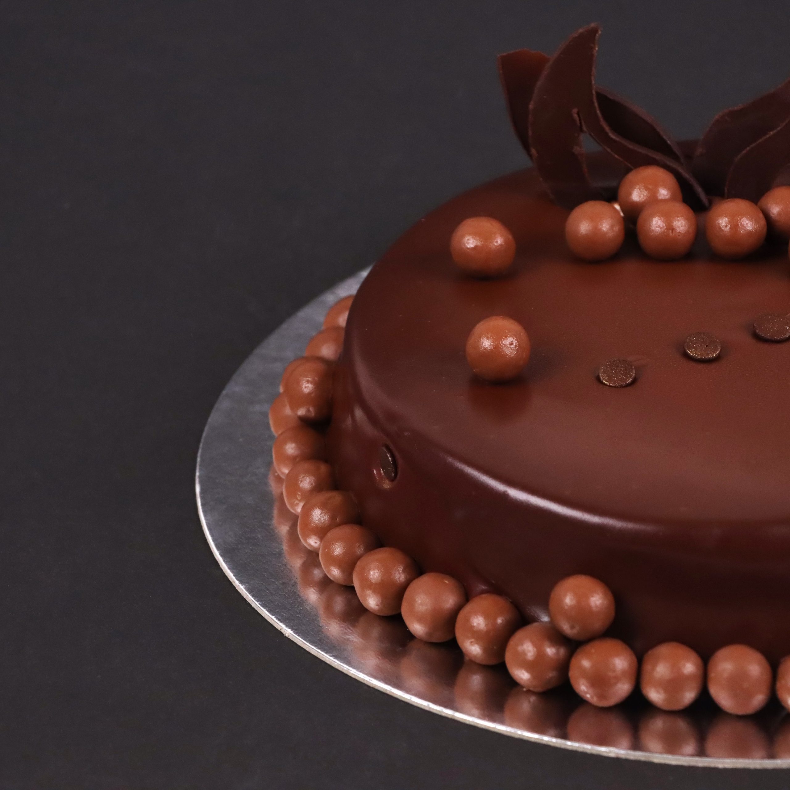 Chocolate cake with maltesers view 4