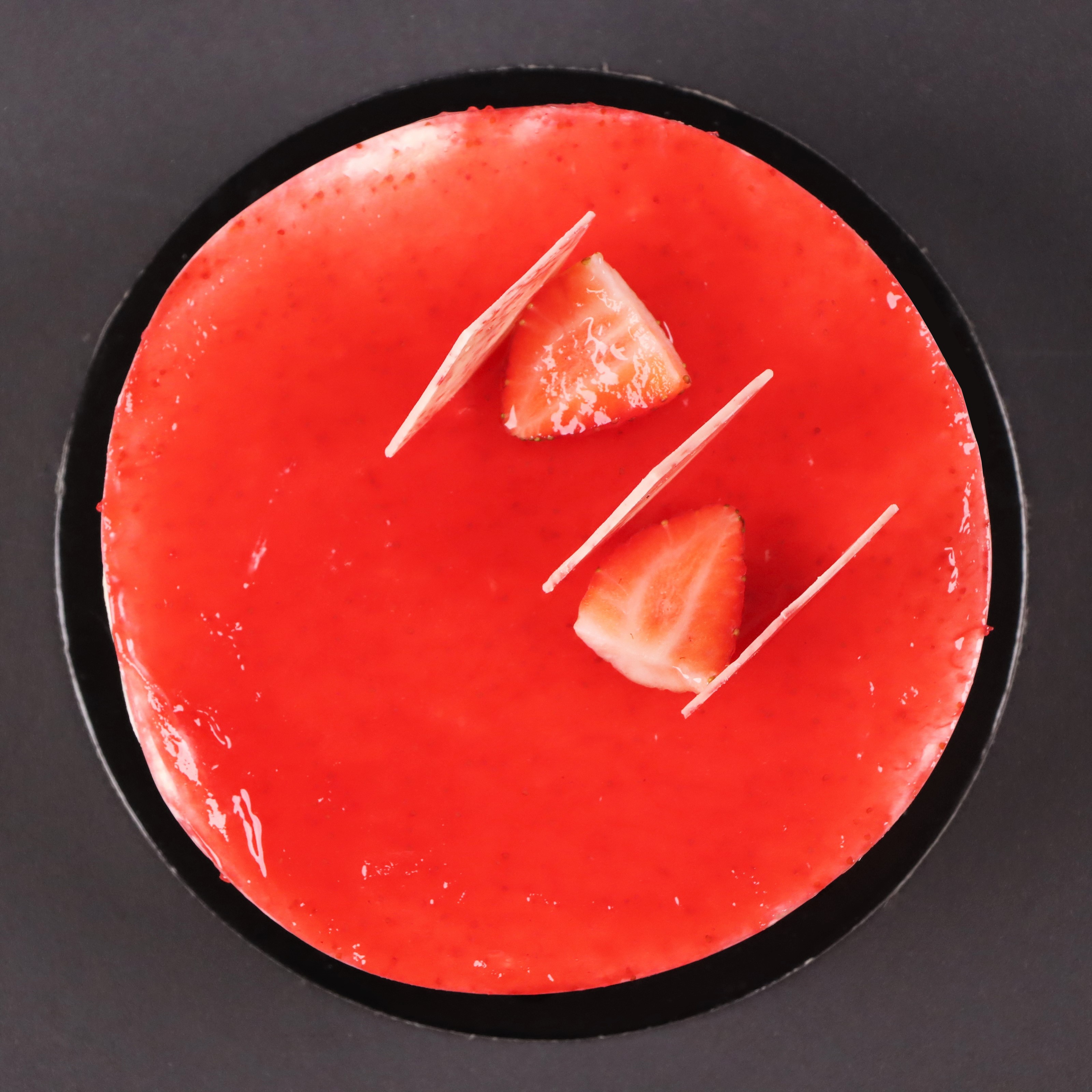 Cheesecake with strawberry cream view 5