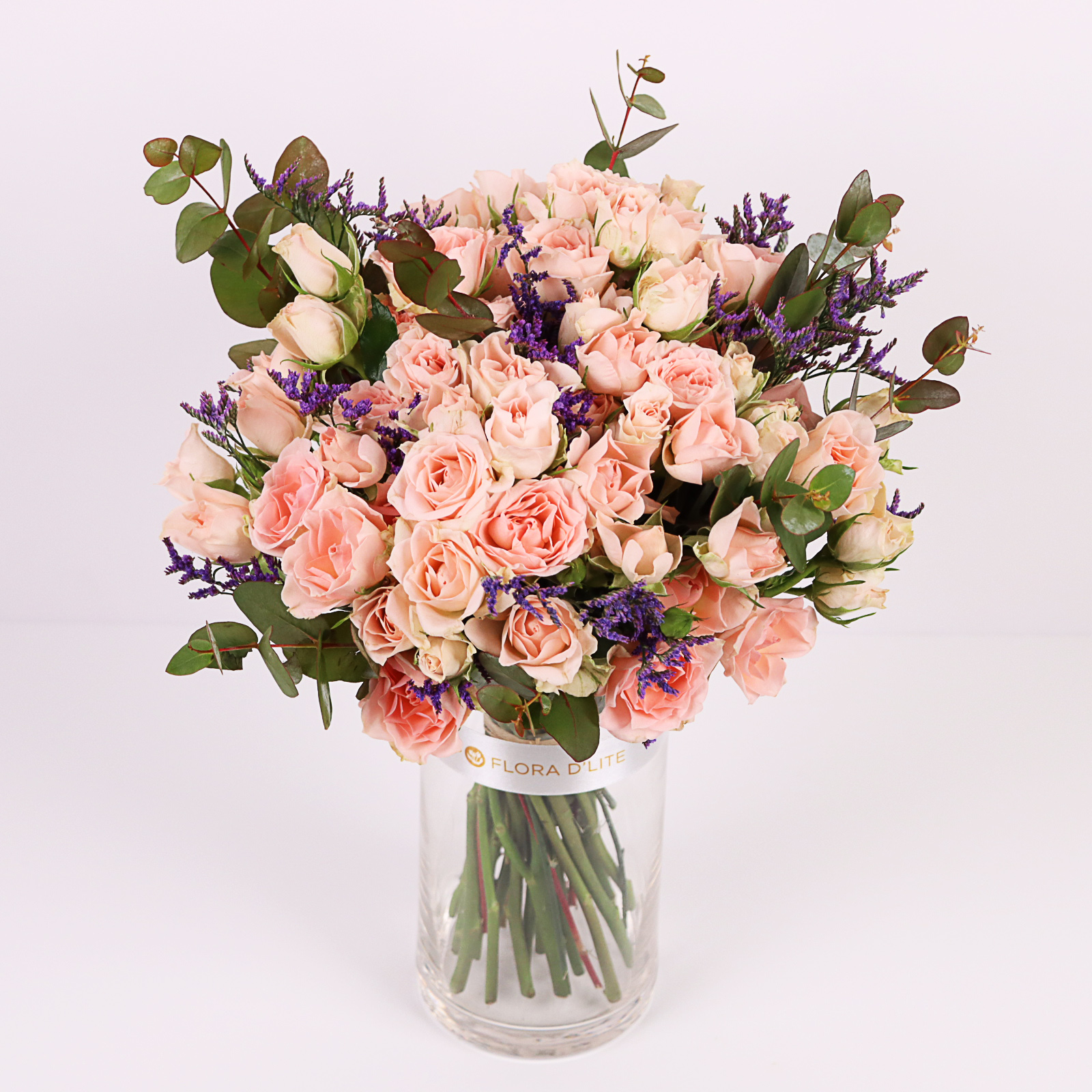 Blush lilac vase view 4
