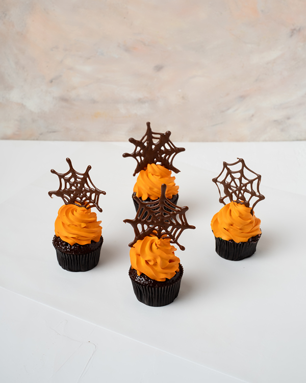 Spider Web on Cupcakes view 4