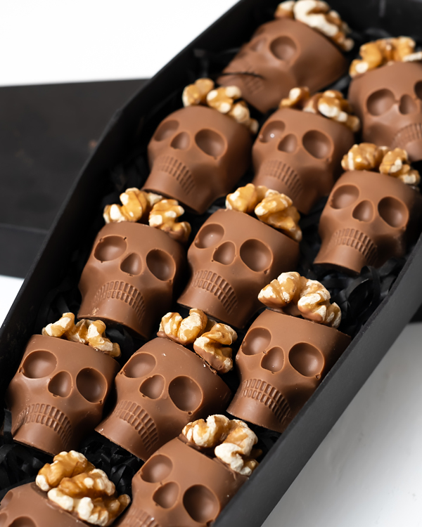 Chocolate Skulls Gone Nuts by NJD view 4