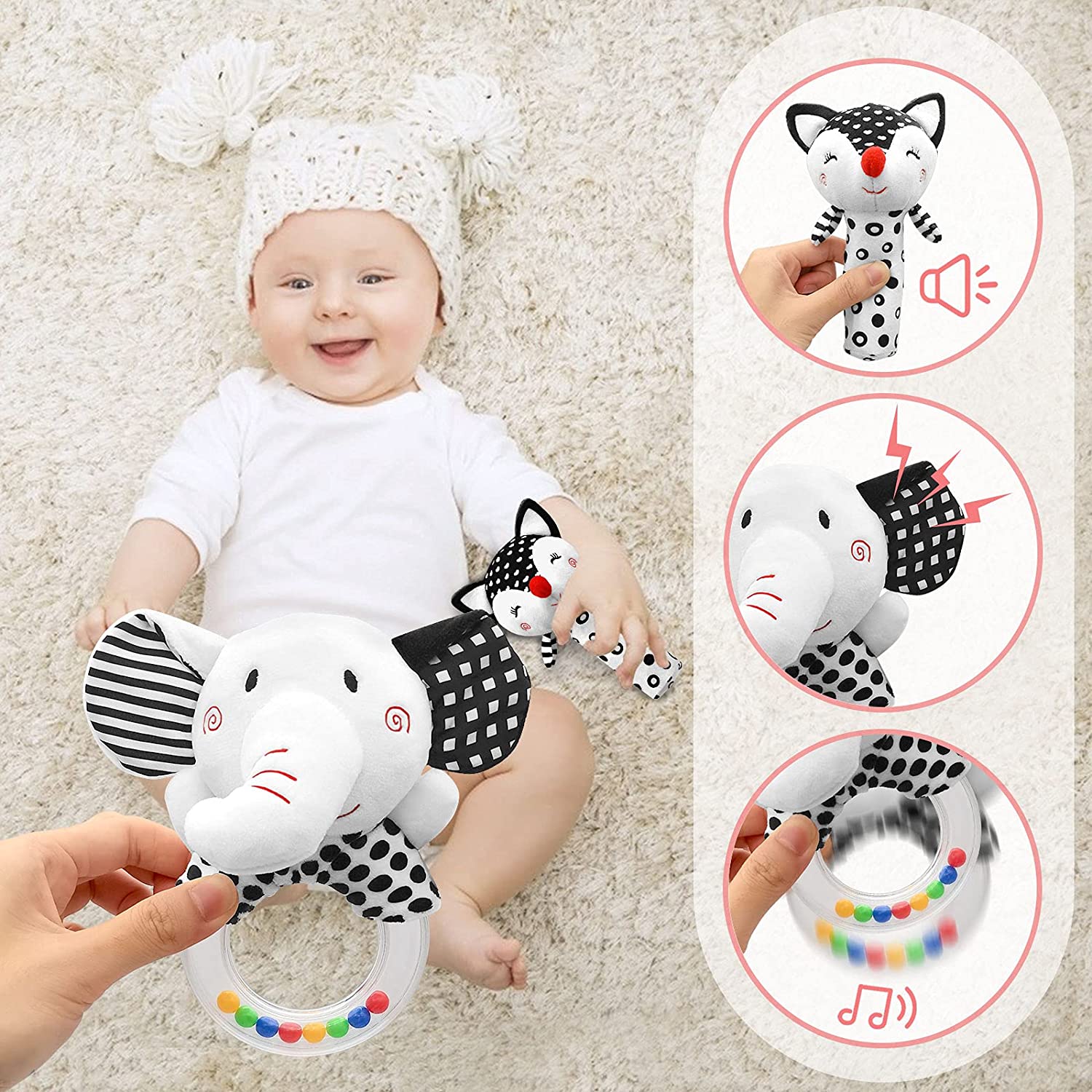 Little Angel Baby Rattle Soft toy33 view 6