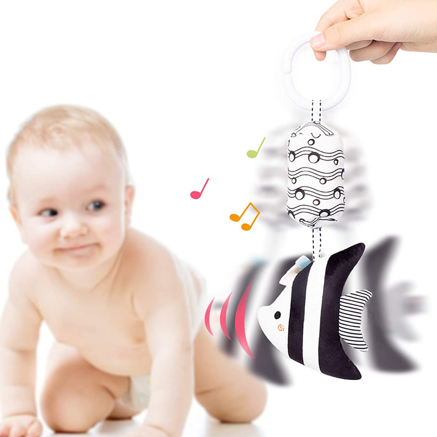 Little Angel Baby Rattle Toys for Infant Soft Plush Stuffed Hanging Toy64 view 6