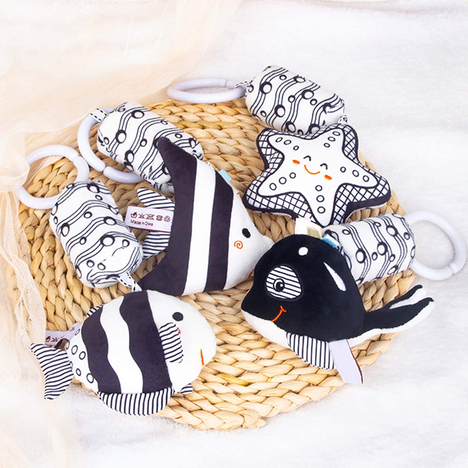 Little Angel Baby Rattle Toys for Infant Soft Plush Stuffed Hanging Toy65 view 9