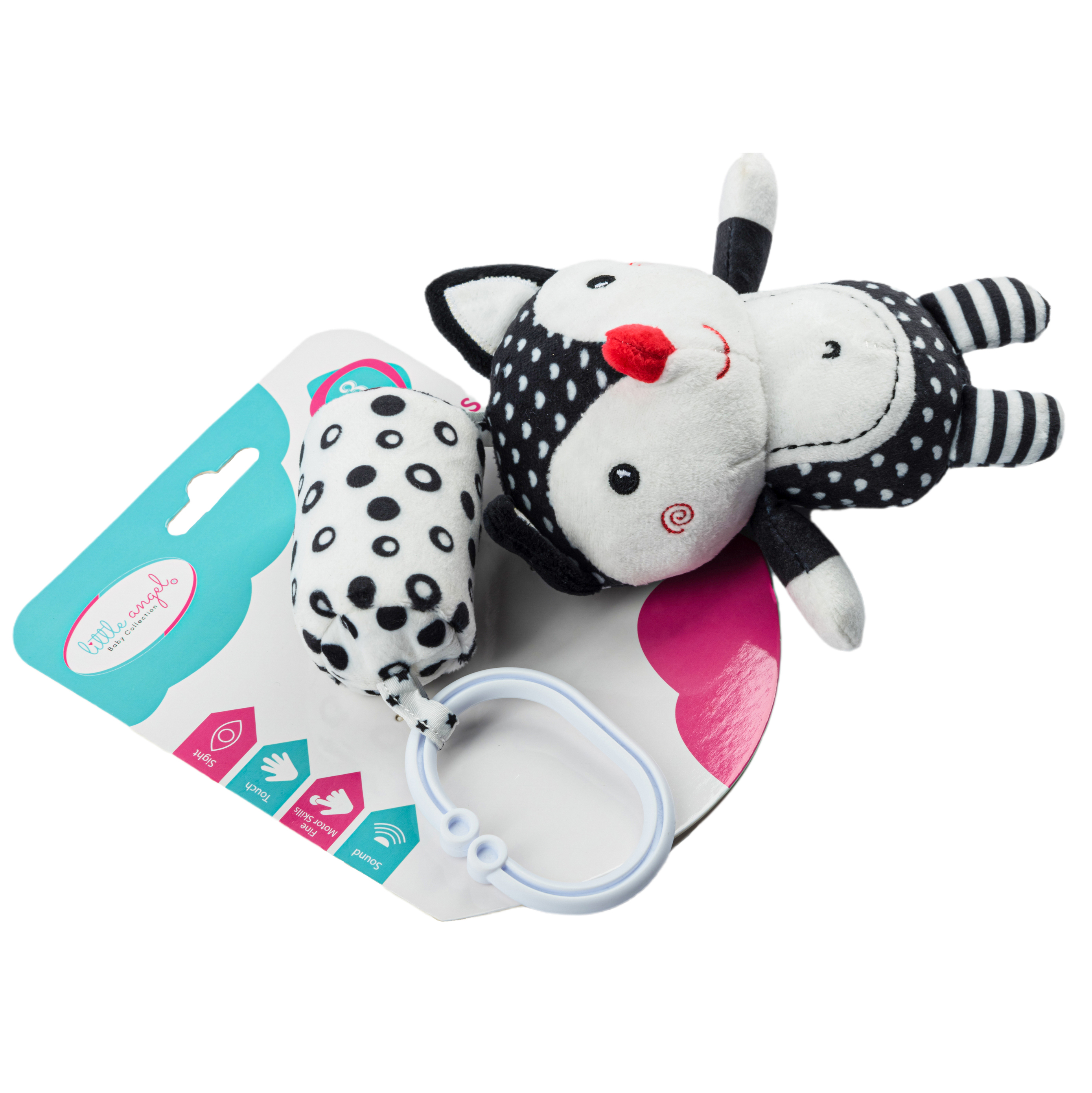 Little Angel Baby Rattle Toys for Infant Soft Plush Stuffed Hanging Toy66 view 4