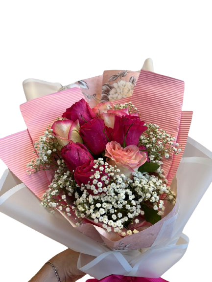 Mix rose bouquet'2 view 1
