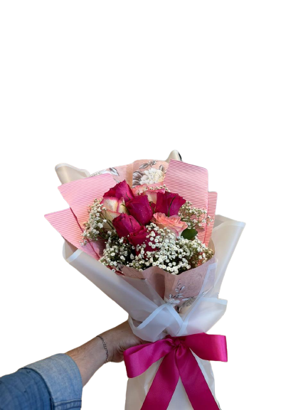 Mix rose bouquet'2 view 4