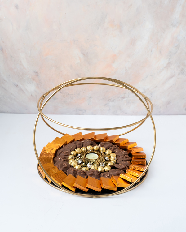 Golden and Orange Hamper view 1