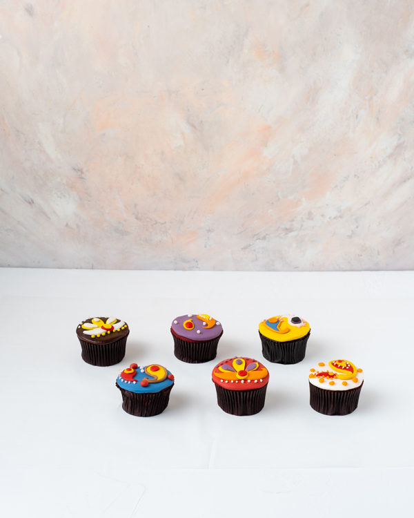 Diwali Theme Cupcakes view 1