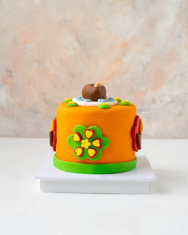 Ethnic Diwali Mini Cake view 1