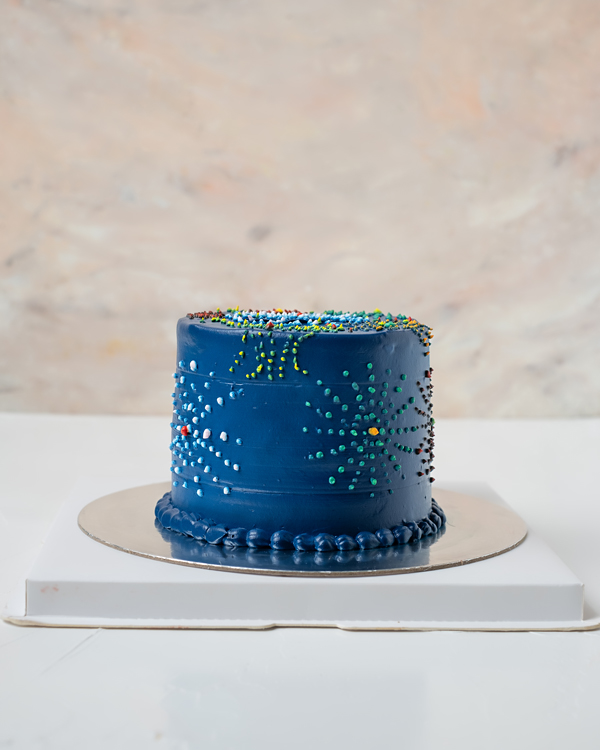 Diwali Night Sky Mini Cake view 4