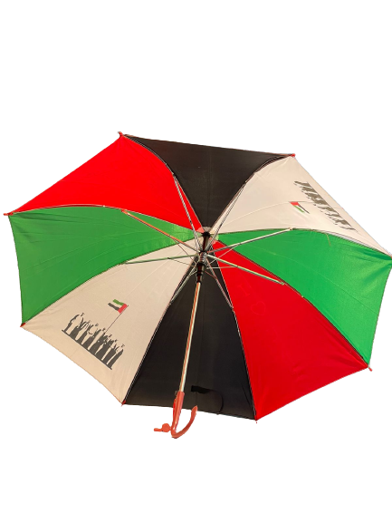 Umbrella with UAE flag view 4