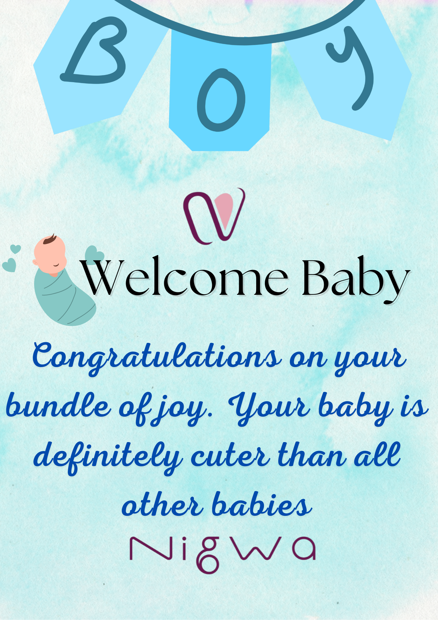 New Born Card4 view 5