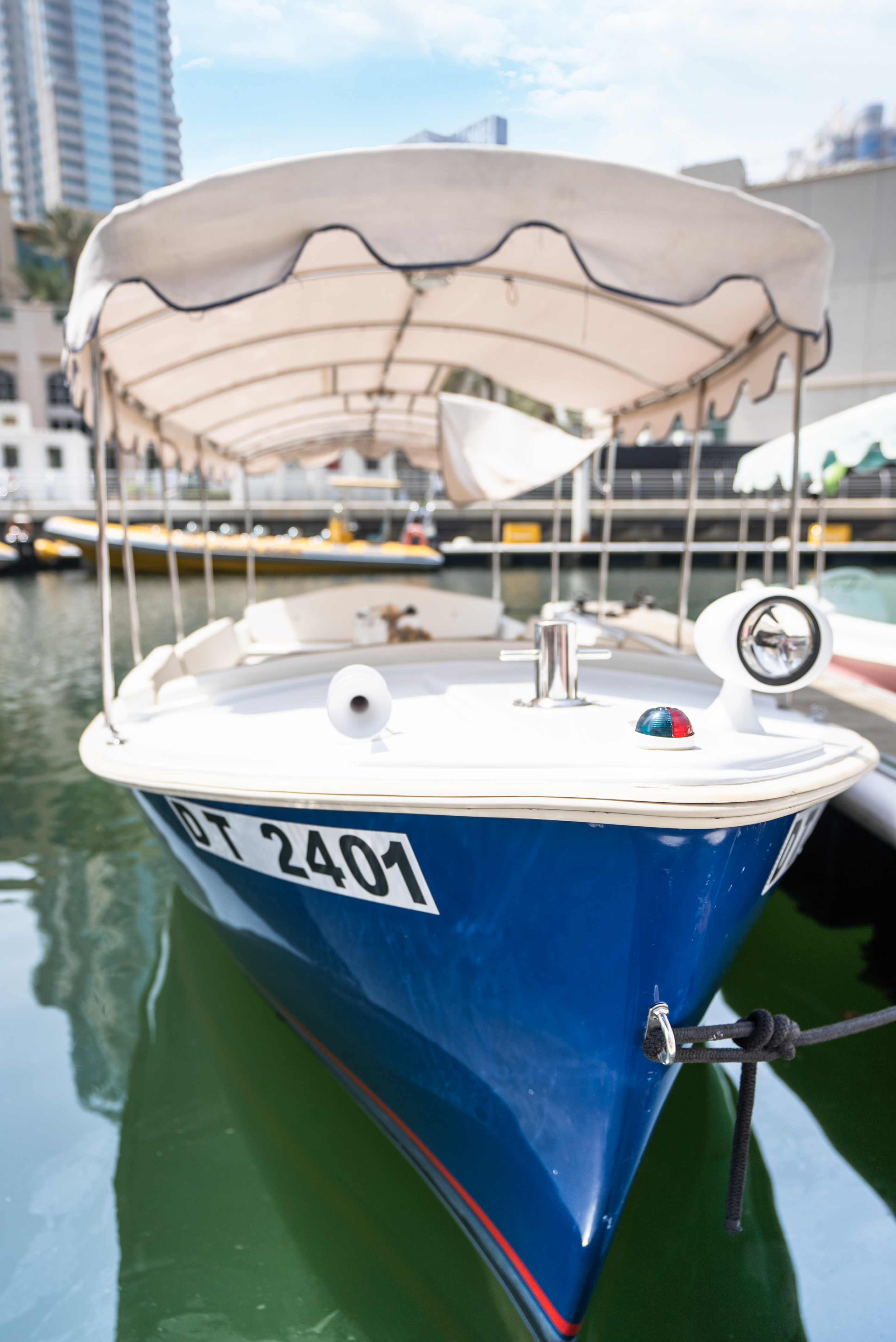 Duffy's blue boats view 4