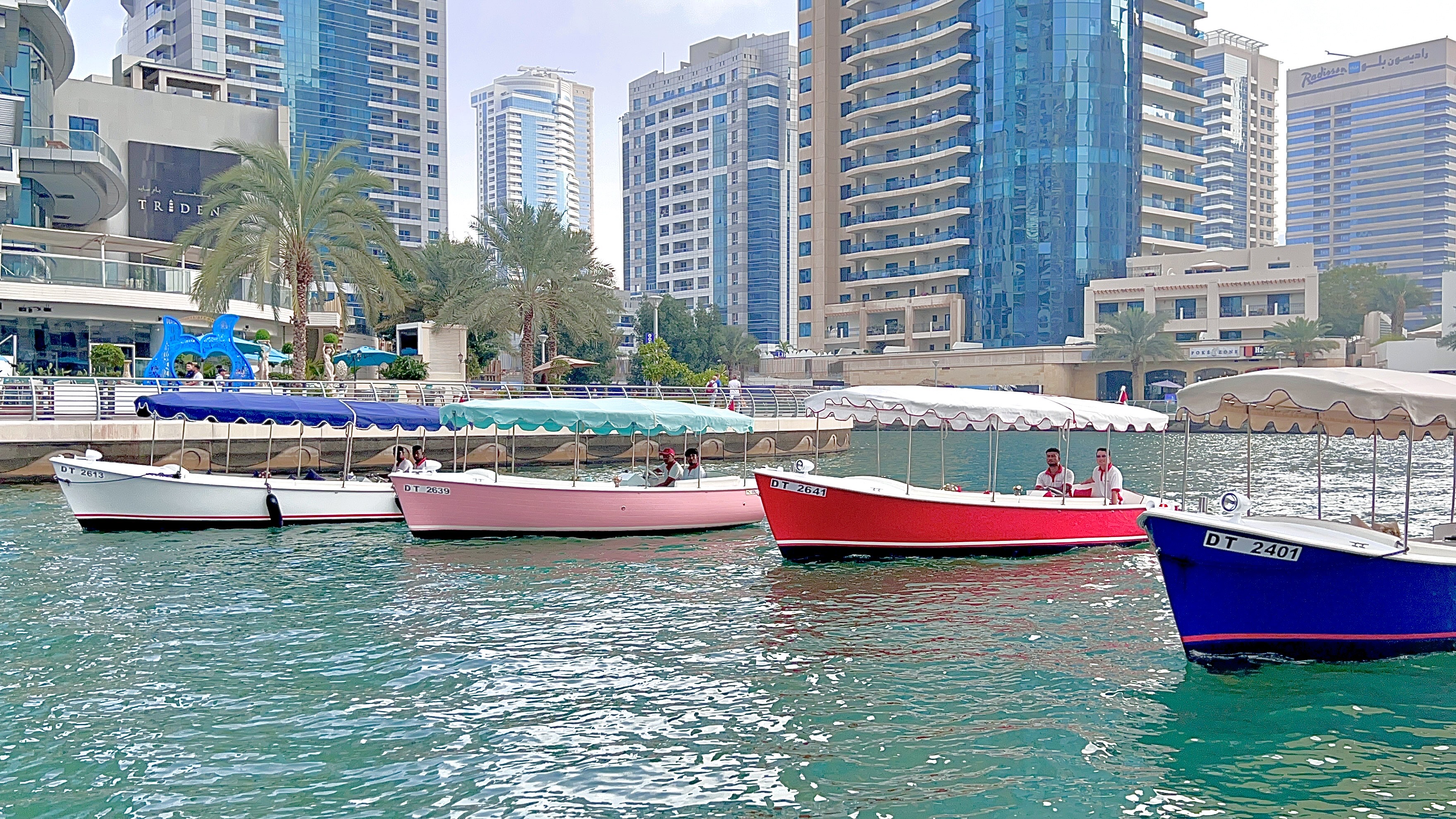 White duffy boats view 6
