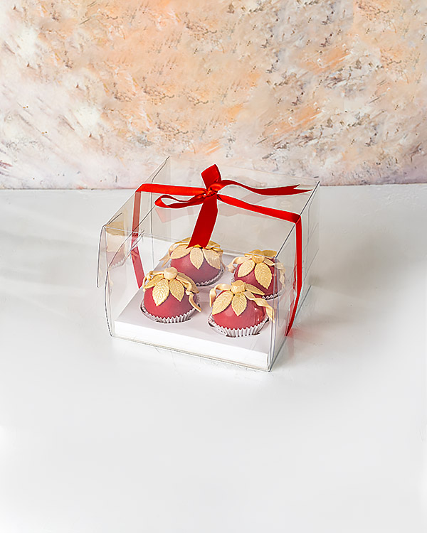 Red And Golden Chocolate Baubles  by NJD view 5