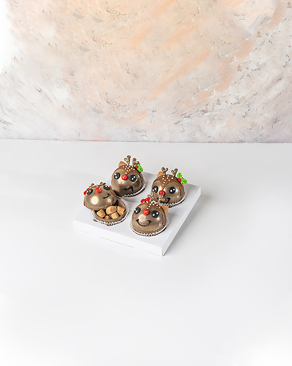 Cute Reindeer Hot Chocolate Bombs  by NJD view 4