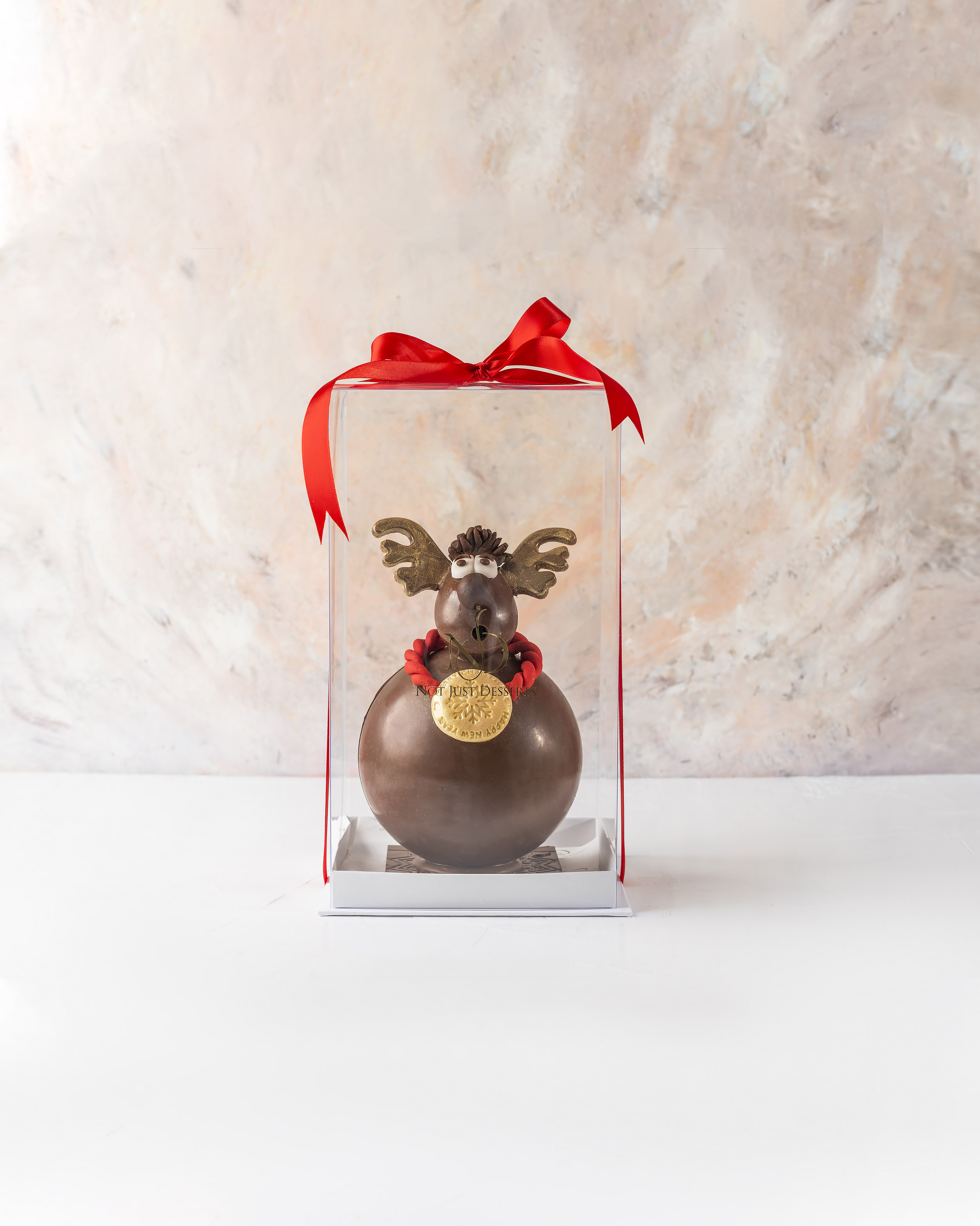 3D Belgian Milk Chocolate Reindeer by NJD view 6