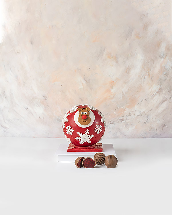 Bauble with Reindeer by NJD view 4