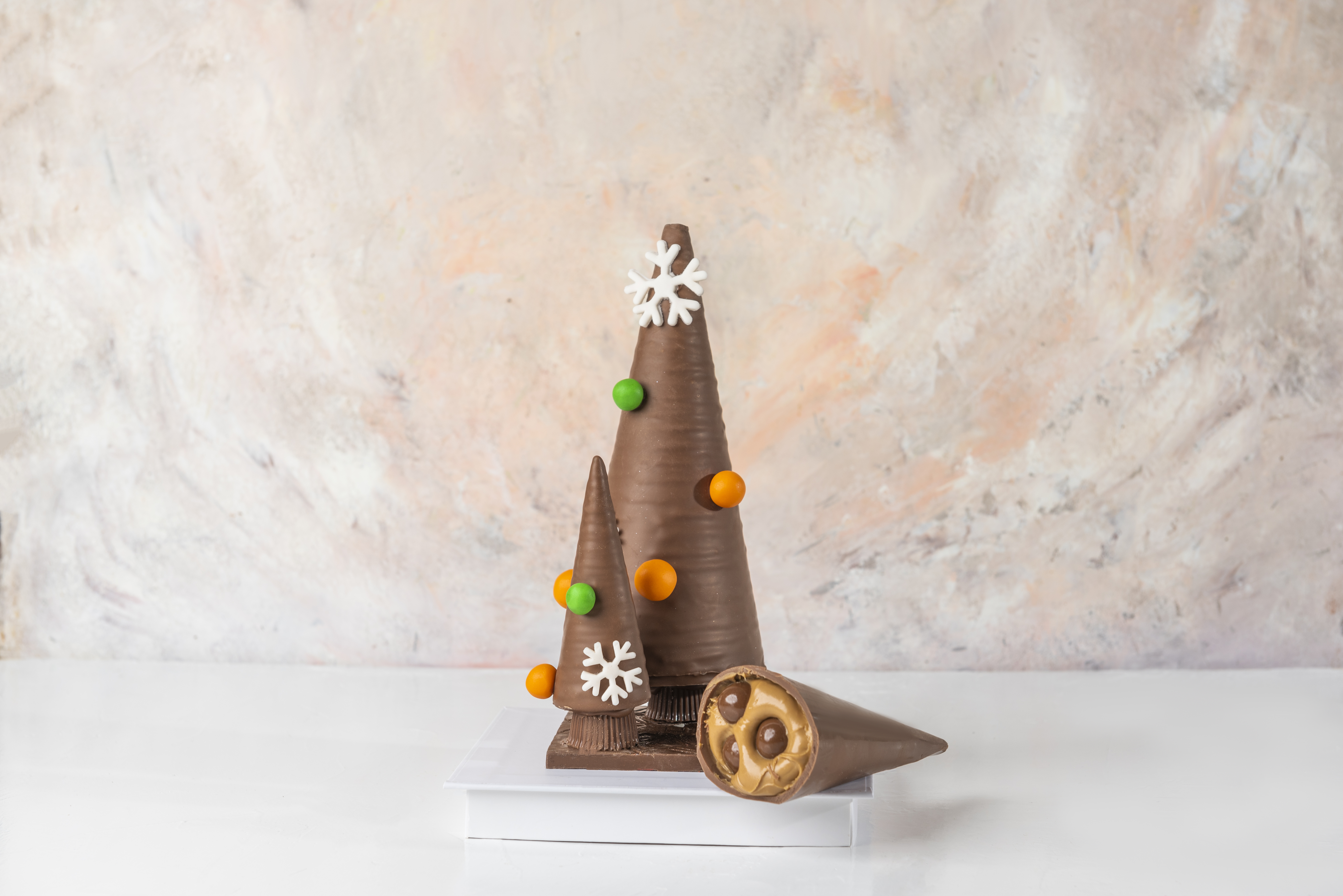 Pure Belgian Chocolate Christmas Tree by NJD view 4