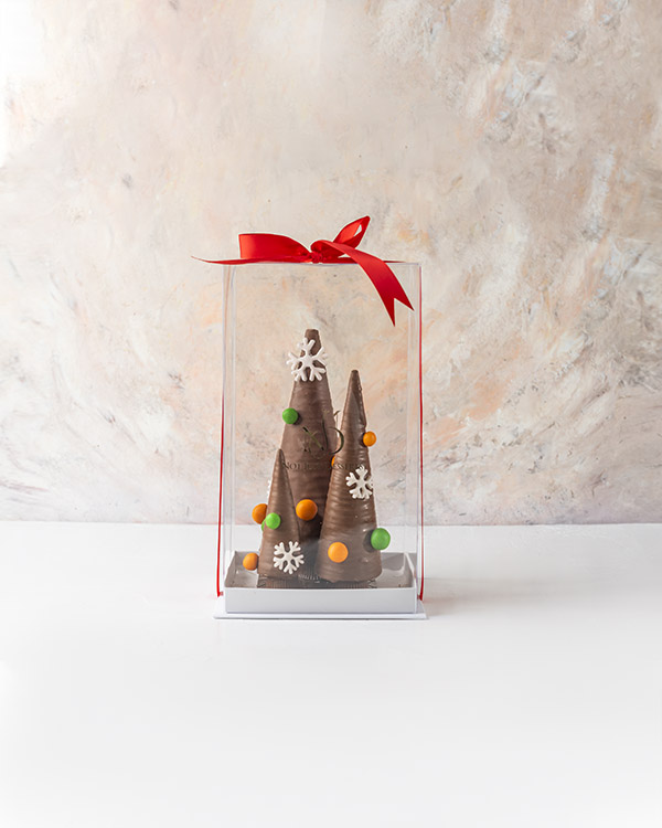 Pure Belgian Chocolate Christmas Tree by NJD view 5