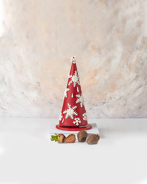 Red Tall Christmas Tree by NJD view 5