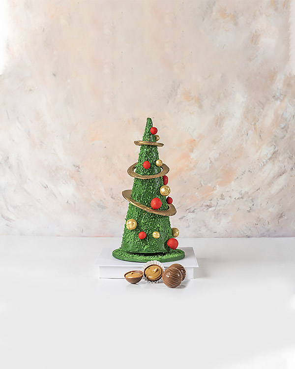 Green Chocolate Christmas Tree by NJD view 1